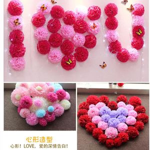 Decorative Flowers 30 Colors 250 Pcs 20" 50cm Tissue Paper Pom Poms Balls Wedding Birthday Party Home Decorations