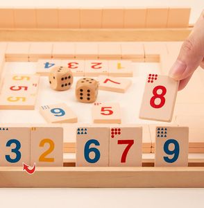 Juego al aire libre personalizado ScrabbleGames N￺meros de madera Games de mesa para ni￱os Interacci￳n para padres e hijos Regalos de Navidad
