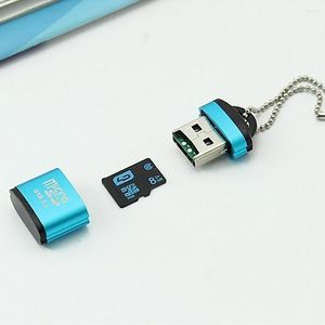 USB2.0 SD-kort mobiltelefon datorbilhögtalare Läsare TF Mini T-Flash