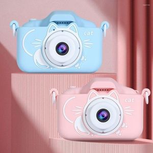 Digital Cameras 20MP HD Kids Video Camera 2.0 Inch IPS Screen Cute Cartoon With Lanyard Pography Educational Toys