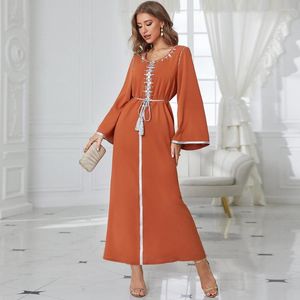 Abbigliamento etnico abito musulmano donna caftan marocine abiti da sera araba da sera ramadan abaya hijab abiti diamanti diga taban femme