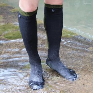 Herrensocken, lang, wasserdicht, für Wandern, Waten, Outdoor, Camping, Radfahren, Skifahren, Abenteuer, Bergsteigen, warm, atmungsaktiv