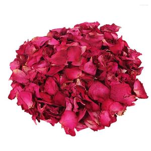 Decorative Flowers 200g DIY Dried Rose Flower Petal Wedding Party Pure Natural Plant Home Decoration Beauty Bathing Soaking SPA