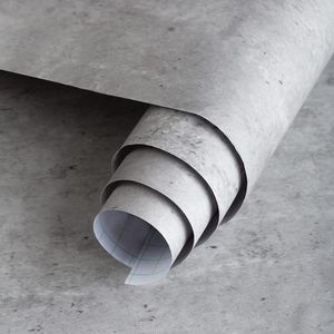 Wallpapers TOTIO Gray Concrete Wallpaper Faux Cement Contact Paper Self Adhesive Bedroom Wall Vinyls Home Decor 3d Stickers