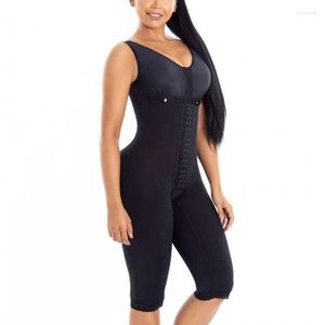 Kvinnors shapers kvinnor bodysuit postpartum mage kontroll shapewear fajas spets bbl post op leverans faja colombiana mujer compression