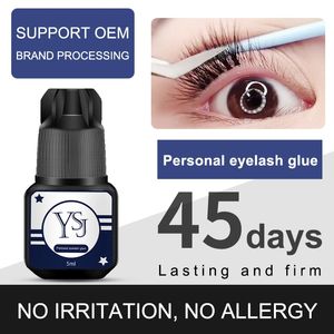 Falsche Wimpern 5 ml Wimpern Erweiterung Kleber Langlebige transplantierende Wimpern Kleber Schnell trocknendem Kleber Schwarzkleber Kein irritierendes Make -up