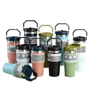 Großhandel 20 Unzen 30 Unzen doppelwandige Edelstahl-isolierte Vakuum-Kaffee-Reisebecher U0118