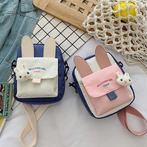 Evening Bags Fashion Zipper Ladies Canvas Bag Women Cute Stitching Color Matching Messenger Handbag Single Shoulder