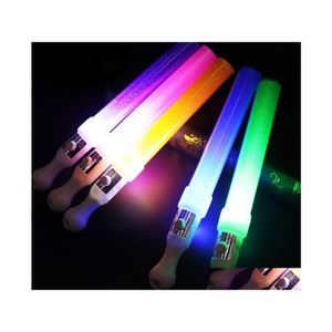 Altre forniture per feste per eventi 26X2.5X3Cm Led Glow Stick Flash Bacchetta magica Bacchette luminose Rally Rave Manganelli Dj Lampeggiante per consegna drop Dhka6