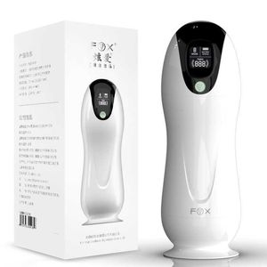 Sex toy Massager Automatic Male Masturbator Cup 8 Speed Sucking Vibrator Blowjob Real Vagina Penis Oral Machine Glans Stimulator Toys for Men