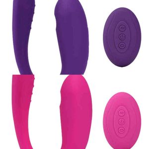 Sucking Dildo Vibrator 10 Intense Modes Sex Toys for Women G Spot Clitoris Stimulator with Remote Control U Shape Adult Sexo 0216