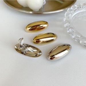 Backs Earrings Korean Japan Style Fashion Brass Metal Earclip Without Pierced Pair Clip For Women Charms Big Cuff Ear Jewelry Gift