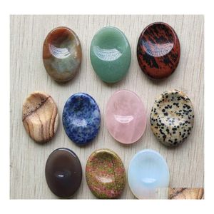 Stone Healing Reiki Natural Thumb Beads Gift Collection And Home Decor Wholesale Jewelry Drop Delivery Dhrig