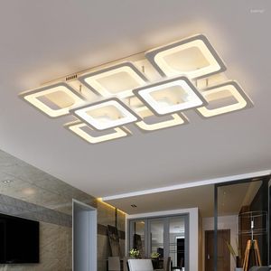 Żyrandole LED żyrandol Home Stopień Nowoczesny połysk do salonu sypialnia Kitchern White Lighting