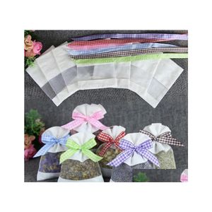 Other Event Party Supplies 200Pcs/Lot Cotton Organza Incense Bag Lavender Sachet Linen Package Bags Jewelry Cosmetic Storage Gift Dhaw4