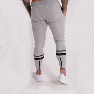 Men's Pants Cotton Joggers Men 2023 Mens Casual Sweatpants Drawstring Slim-fit Solid Trousers Skinny Pencil Fitness Sports