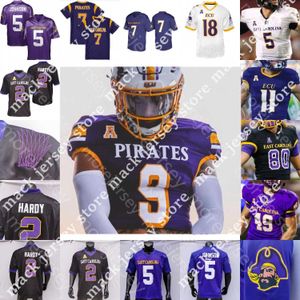 Koszulka piłkarska piratów z Karoliny Wschodniej ECU NCAA College Holton Ahlers C.J. Johnson Shane Calhoun Isaiah Winstead Johnson Keaton Mitchell