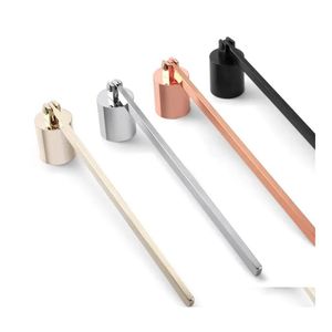 Candles Stainless Steel Candle Flame Snuffer Wick Trimmer Tool Mti Colour Put Out Fire On Bell Easy To Use Drop Delivery Home Garden Otzx5
