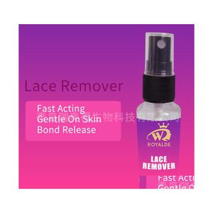 Adhesives Invisible Adhesive Lace Wig Glue Spray Remover 38Ml Fasting Acting Gentle On Skin Bond Release Drop Delivery Hair Products Dh2Ia