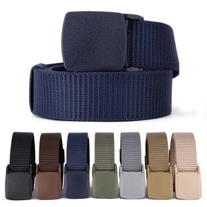 Belts Quick-drying Nylon Tactical Women Men Army Style Canvas Cinturon Male Outdoor Sports Belt Military Training Waist StrapBelts