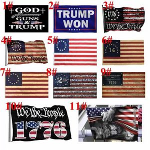 DHL American Flag-Faith Over Fear God Jesus 3x5ft Flags 100D Polyester Banners Indoor Outdoor Vivid Color High Quality With Two Brass Grommets ss0119