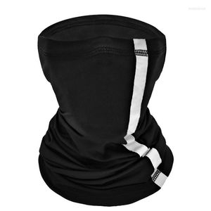 Bandanas Reflective Neck Gaiters Variation Color Strip Scarf Windproof Safety Face Clothing Bandana Dust-Proof Sun Shade Shield