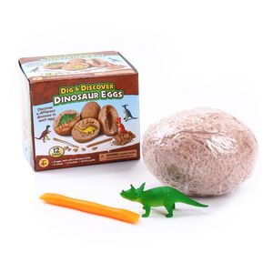 Dinosaur Egg Fossil Dig Up Kit Science Descoberta Dinosaurs Fossils esqueletos Crianças Arqueologia Aprendizagem de brinquedos Educacionais