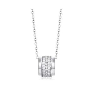 C5lB 2MXU Pendant Halsband Trendy 925 Sterling Sier 069CT Moissanite Necklace for Women Jewelry Plated White Gold Diamond Test Pass Drop Del Dht