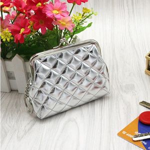 Coin Purses Multicolor Women PU Mini Purse Female Cloth Buckle Bag Cute Little Wallet Key Candy BagCoin