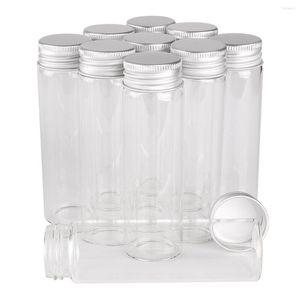 Storage Bottles 48 Pieces 50ml Glass With Aluminum Lids 30 100mm Jars For Wedding Crafts Gift