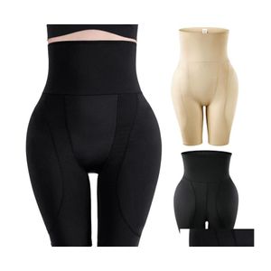 Poldador de barriga da cintura Mulheres Hip Pads High Trainer Shapewear Body Fake Ass Butt Booties Enhancer Booty coxa TRIMMER DROP DELIV DHV8S