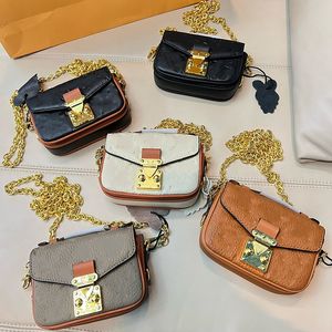 Designer Woman Shoulder bags handbag Pure leather mini Bag women purse cross body flowers and letters classic fashion