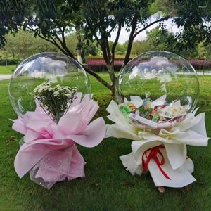 Decoração de festa reutilizável 5pcs prático super grande balão de bolha bobo transparente para aniversário