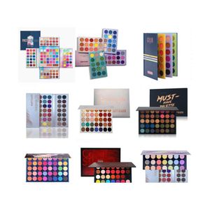 Eye Shadow Beauty Glazed Eyeshadow Palette Highlighter Luminous Glitter Shimmer Matte Metallic Natural Easy To Wear Waterproof Brigh Dhg31