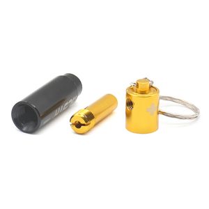 Tubi creativi Portachiavi Batteria Mini tubo in alluminio metallico Comodo e facile da nascondere Tubi rimovibili multicolori Accessorio per fumatori per tubo di fumo per regalo