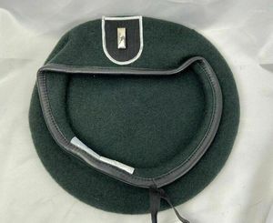 Berets US Army 5th Special Forces Group Green Beret First Lieutenant Officer Rank Hat Military Store