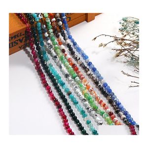 Stein Mode Achat Lose Perlen Pick Größe 6mm Hohe Qualität Strang Perle Geometrische Natürliche Charms Handgemachte DIY Stretch drop Lieferung Je Otbfu