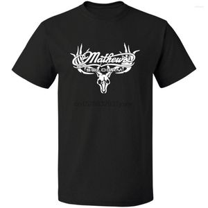 Męskie koszulki Retno T-shirt łucznictwo Solo Cam Mathews Huntinger Rozmiar S-3x Druk Casual Shirt Men Tees
