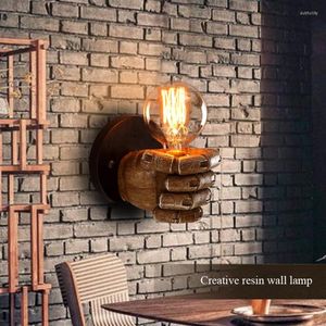 Wall Lamps Sconce Led Lights Hallways Bedroom Surface Mounted Creative Right And Left Hand Lamp Retro Lighting Fixtures E27