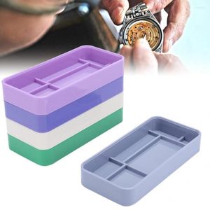 Titta på Reparationssatser 5 Lager Protoble Plastic Parts Screw Storage Box Rectangle Accessory Tool Organizer Holder Container för urmakare