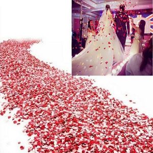 Decorative Flowers 1000 Pieces Artificial Rose Petals Flower Silk Leaves For Valentine Day Wedding Home Decoration