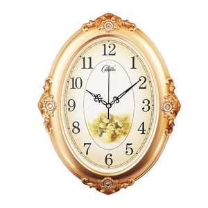 Wanduhren Mute Clock Europäischen Stil Wohnzimmer Schlafzimmer Home Fashion Kreative Uhr Moderne Quarz
