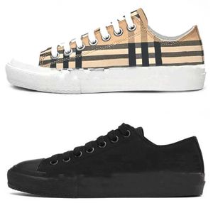 2023Designer Masculino Logotipo Estampado Tênis de Algodão Feminino Tênis de Couro Designer Clássico Lattice Sapatos Sapatos Casuais Ao Ar Livre