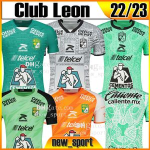 22 23 Club Leon FC Soccer Jerseys Liga Mx Leon Barreiro Davila Meneses 2022 2023 Fernandez Rodriguez Ramirez Colombatto Tesillo New Sport Men Kids Set Football Shirts