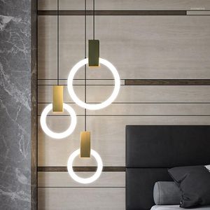 Lampade a sospensione Cottage Living Decor Geometric Light Lampadario in ferro tondo in vetro industriale Lampada grande