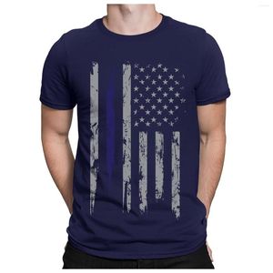 T-shirt da uomo T-shirt da uomo T-shirt oversize estiva Stampa digitale 3D Camicia a maniche corte per il Giorno dell'Indipendenza per uomo 2023 Camiseta Hombre