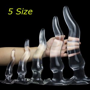 Finger Toys Long Buttplug Large Anal Plug for Women Sex Toy Bdsm Big Butt Plug Annal Dildo Analplug Anus Expansion Adult Toys fo Licking Doll Realistic