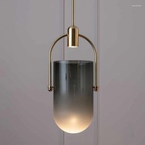 Pendant Lamps Modern Iron Led Lights Fixture Kitchen Bathroom Hanging Lamp Luminaire Suspension Lighting Living Dining Room Decoration