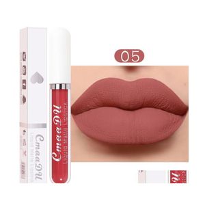 Lip Gloss Cmaadu 18 Colors Long Lasting Matte Veet Liquid Lipstick Waterproof Moisturizing Makeup Cosmetics Drop Delivery Health Beau Dhydw