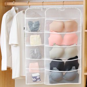 Storage Boxes Foldable Underwear Wardrobe Wall Door Back Hanging Bag Bathroom Wall-Mount Shoe Organizer Sundries Pouch Accessories